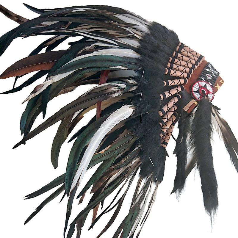 Copricapo indiano multicolore