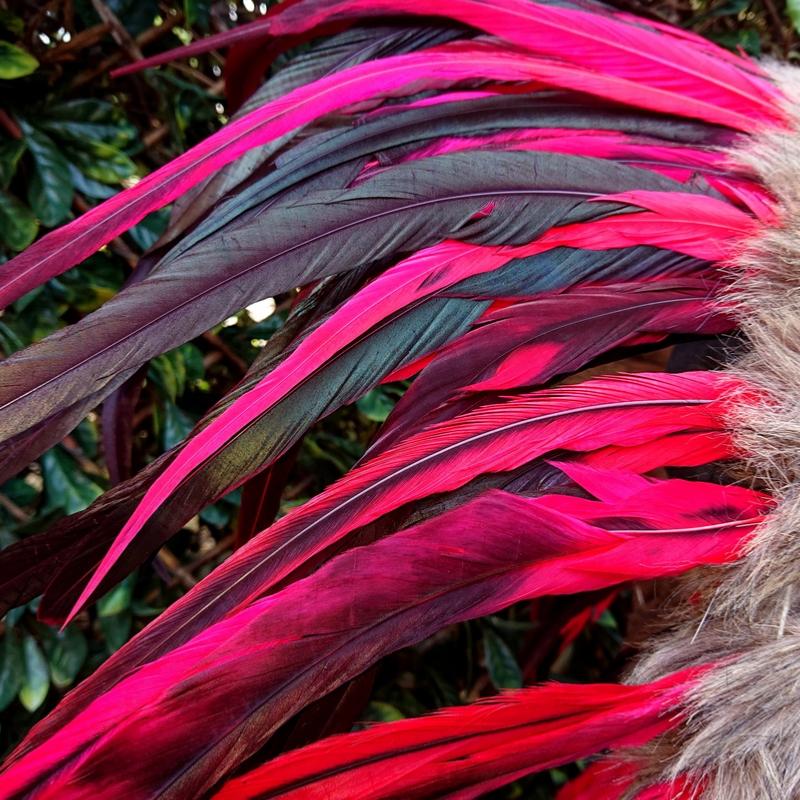 Copricapo indiano rosa