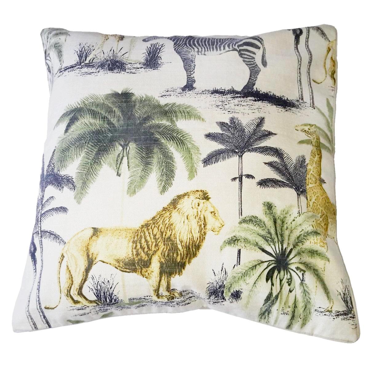 Funda de Cojín con Motivo Animal Print – 45x45 c