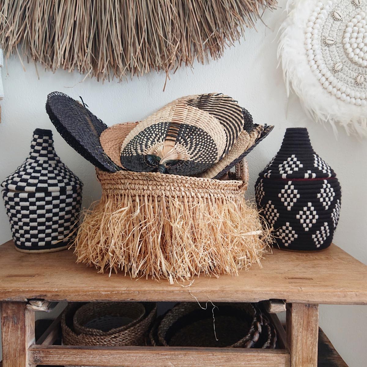 Panier Roxy en Raphia