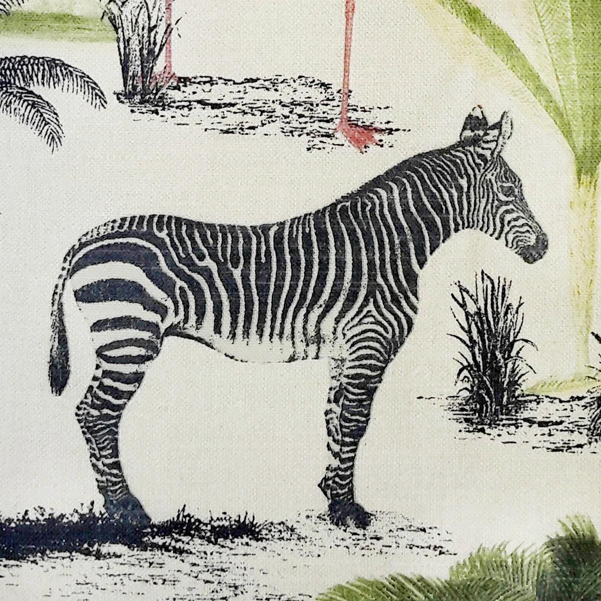 Funda de Cojín con Motivo Animal Print – 45x45 c