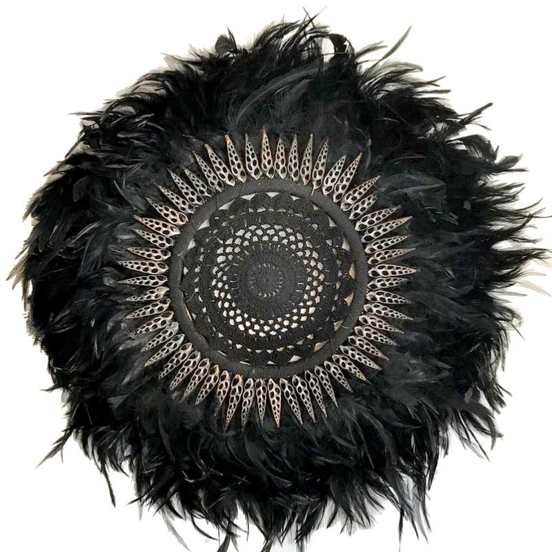 JUJU HAT MACRAMÉ NEGRO D 50 cm