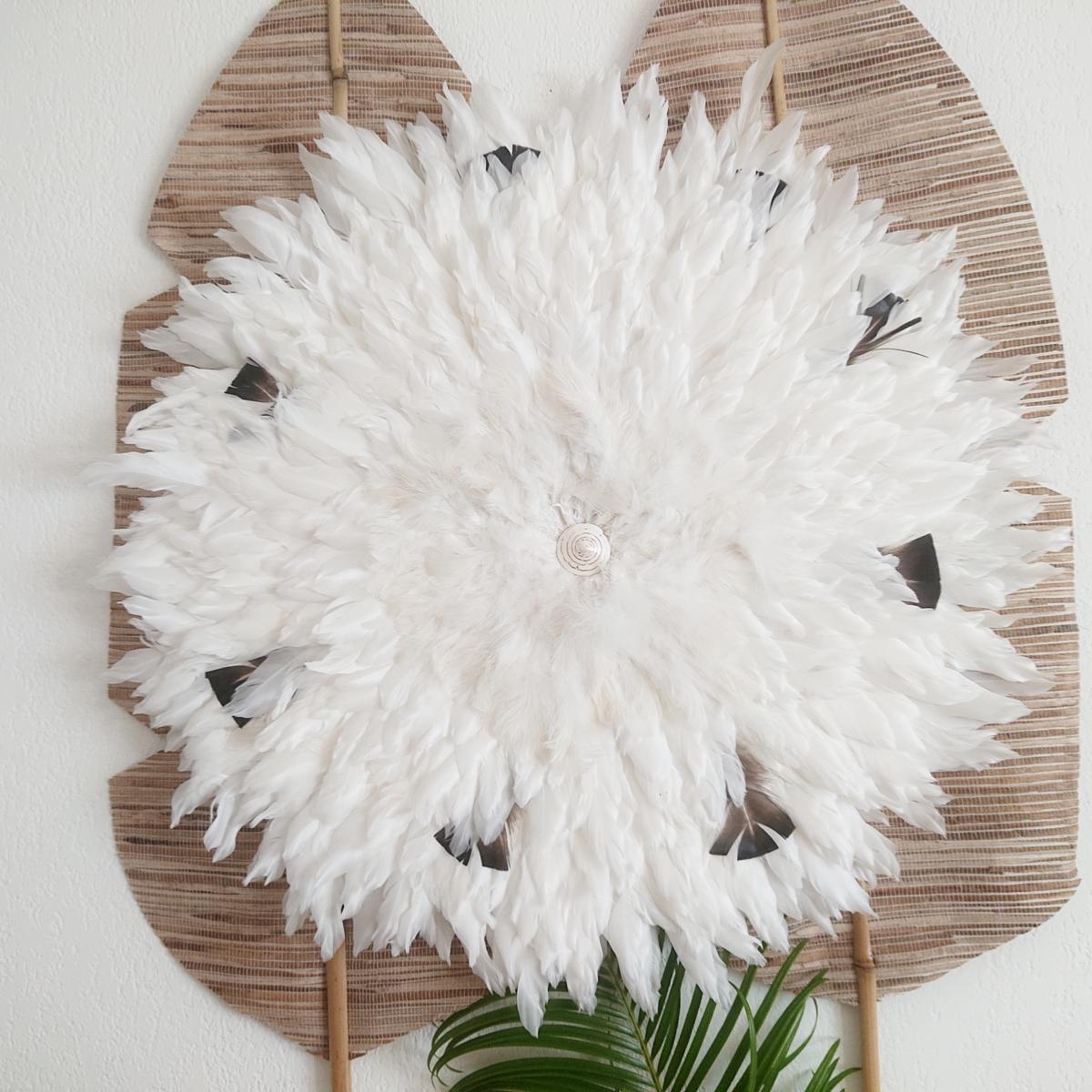 JUJU HUT WEISS UND SCHWARZ D 50cm