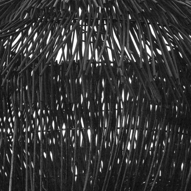 Sospensione Vintage Rattan D 80 x H 80 cm