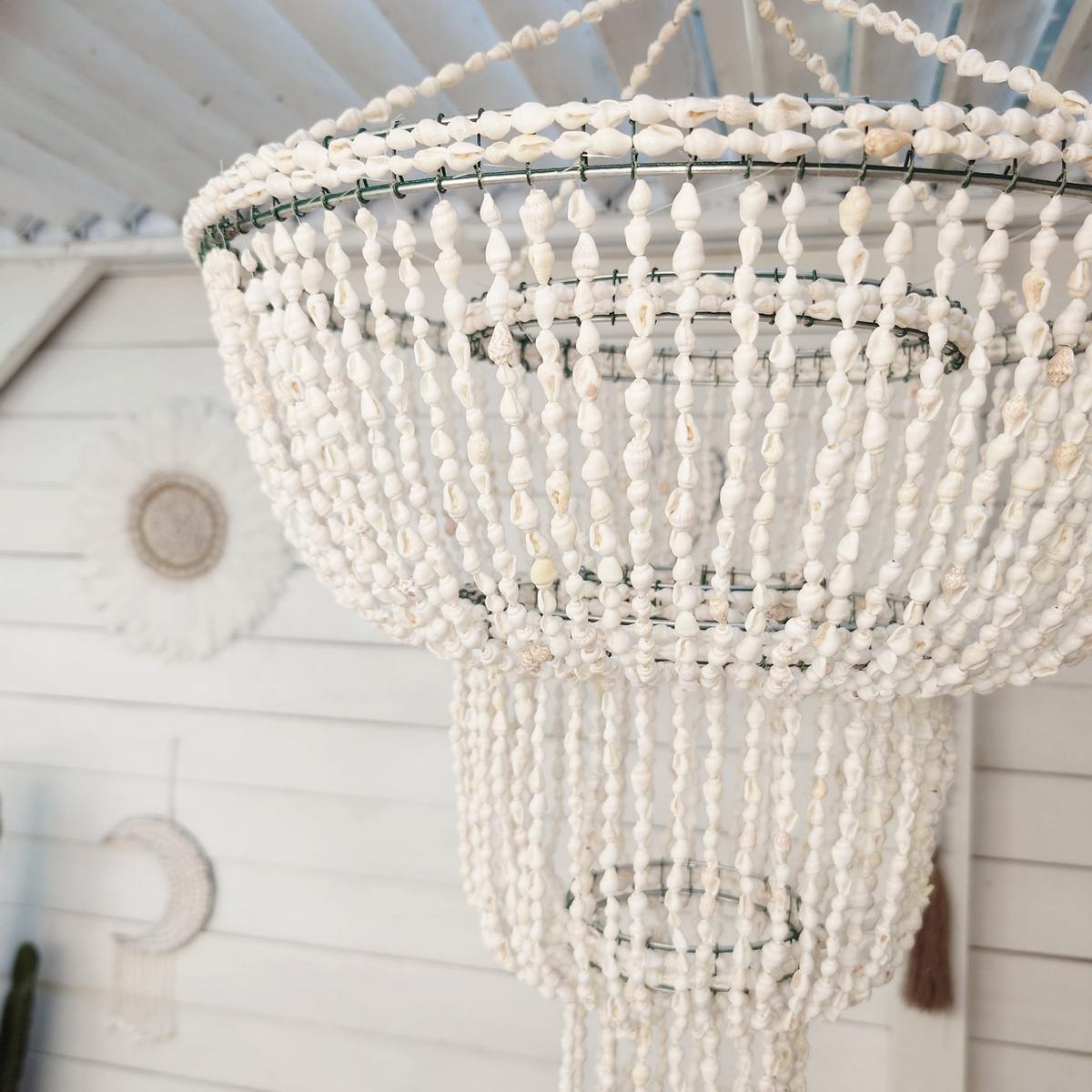 Lampadario - Lampada a sospensione a conchiglia "Anna"