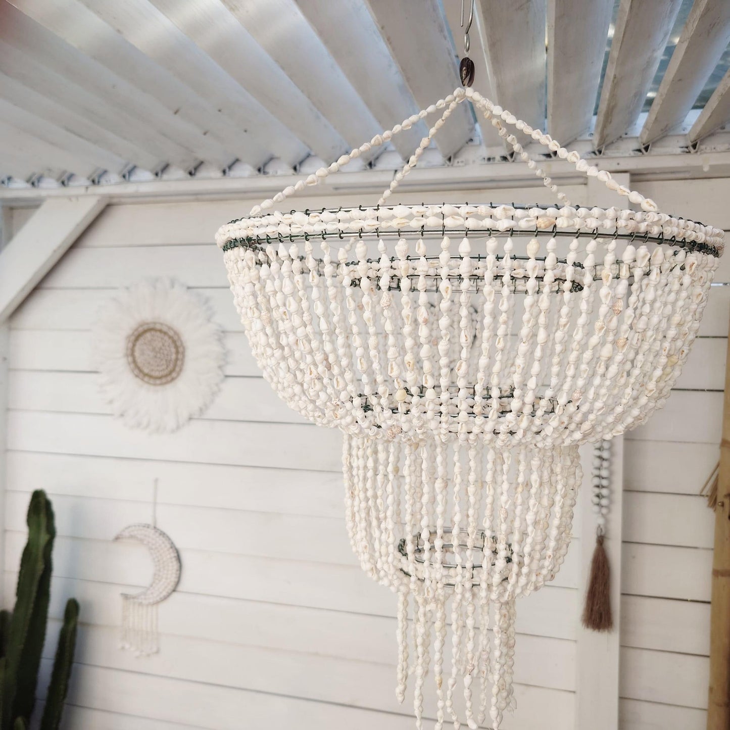 Lampadario - Lampada a sospensione a conchiglia "Anna"