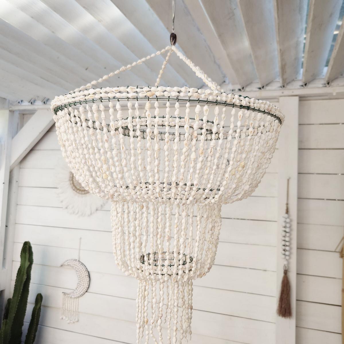 Lampadario - Lampada a sospensione a conchiglia "Anna"