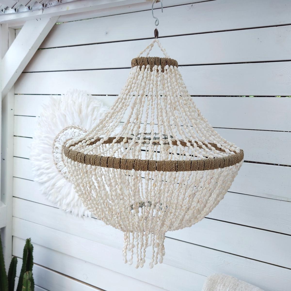 Lampadario - Pendente a conchiglia "Rosy"