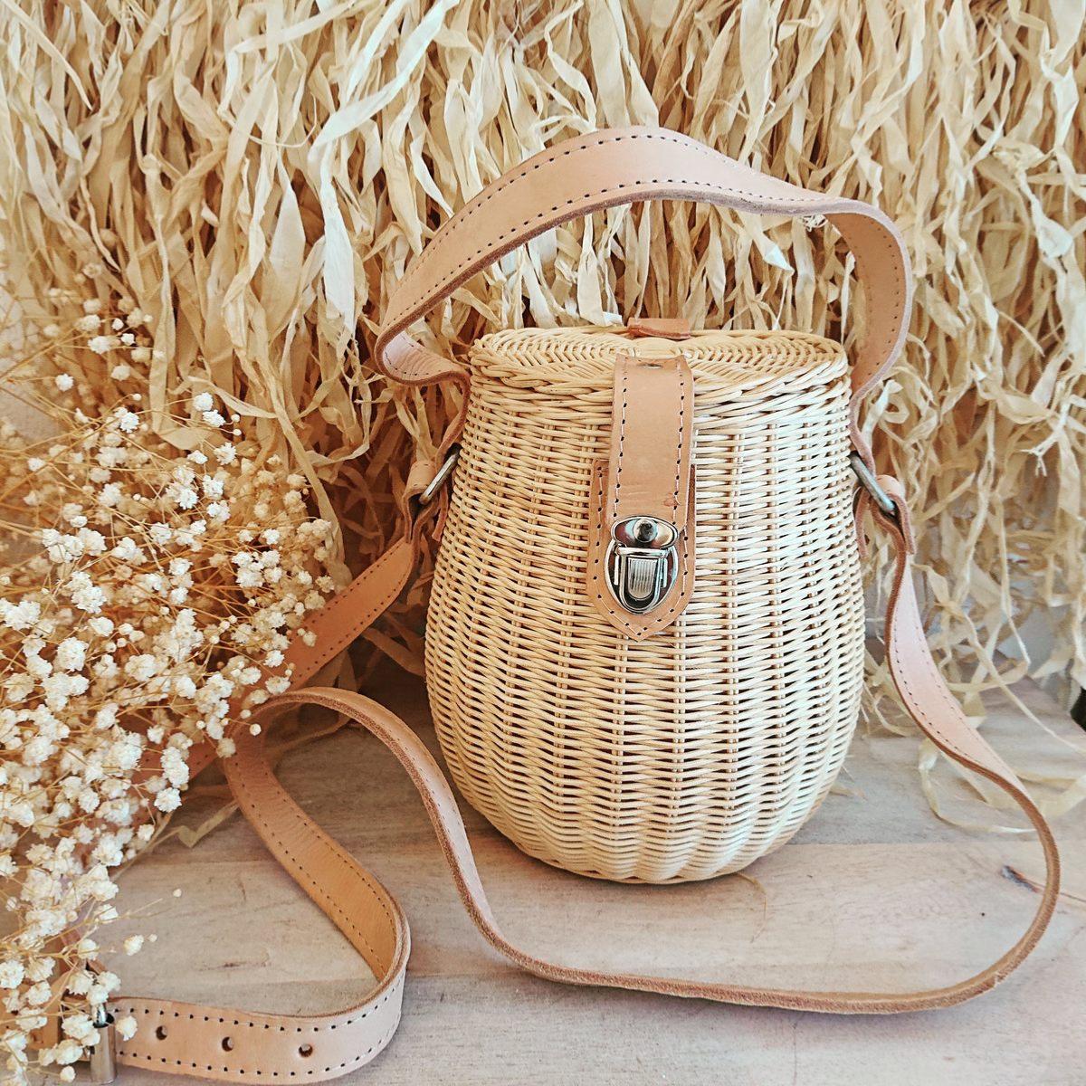 Bolso Honey de Mimbre 🍯