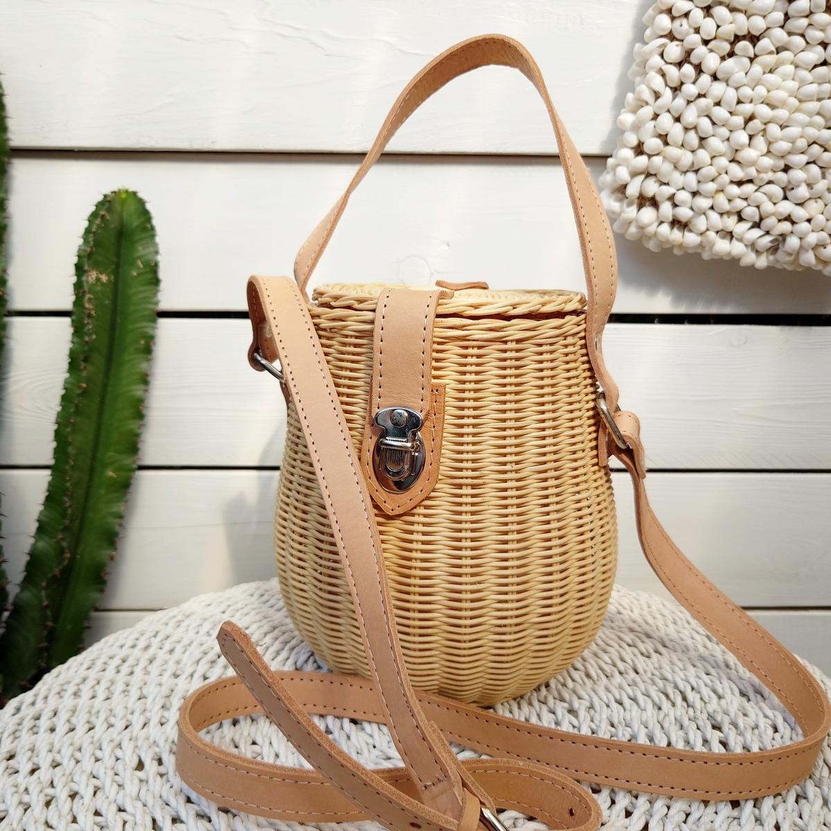 Bolso Honey de Mimbre 🍯