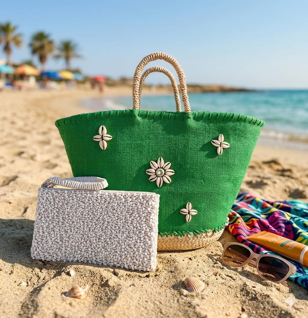 Pochette Blanche en Perles de Verre - Collection Lola