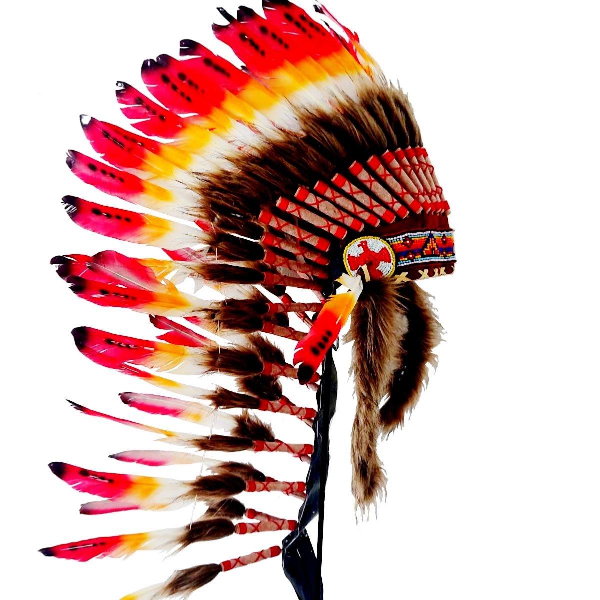 Copricapo indiano multicolore