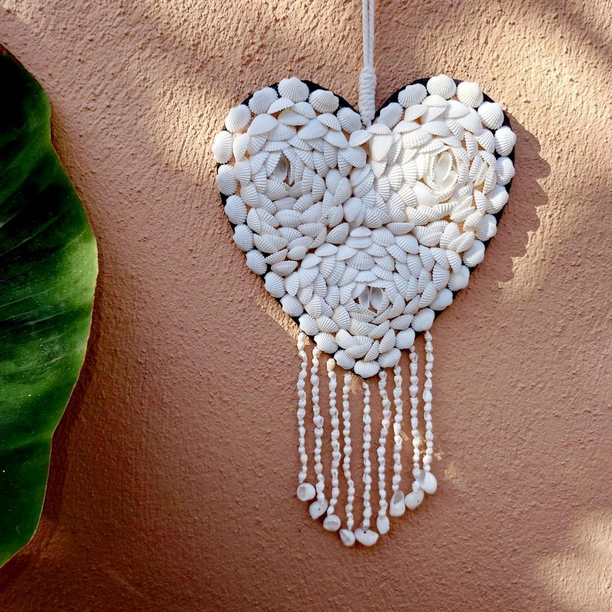 Decoración en Conchas "Corazón"