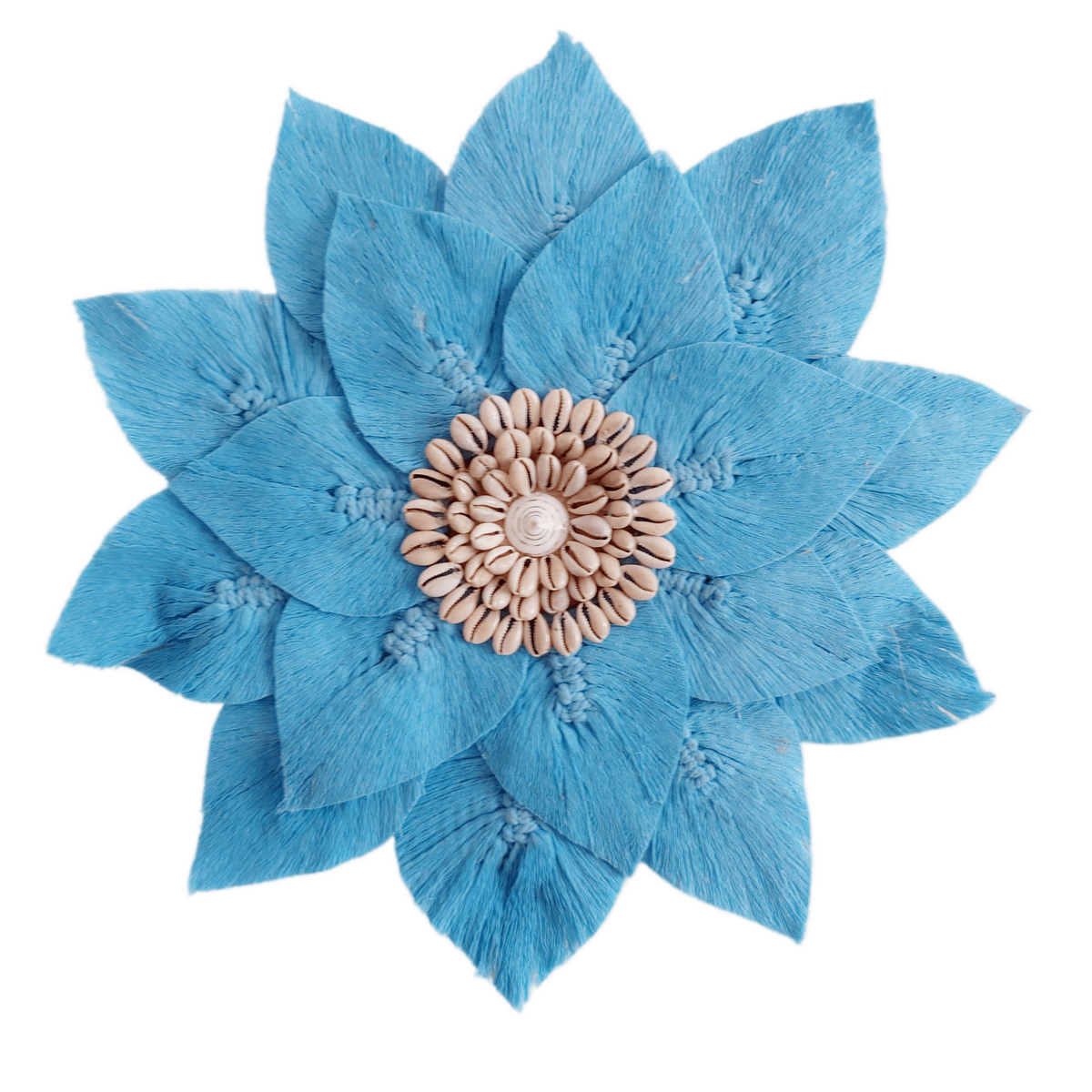 Blaue Wanddekoration D 40cm