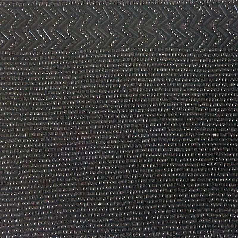 Clutch Negro de Cuentas de Vidrio - Colección Lola