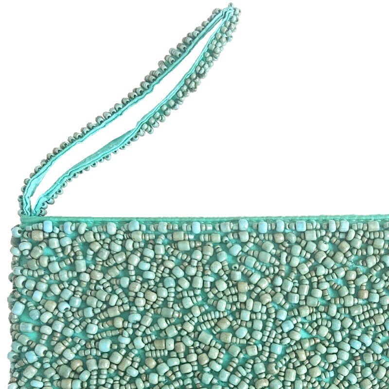 Sacchetto di perline di vetro turchese - Collezione Lola