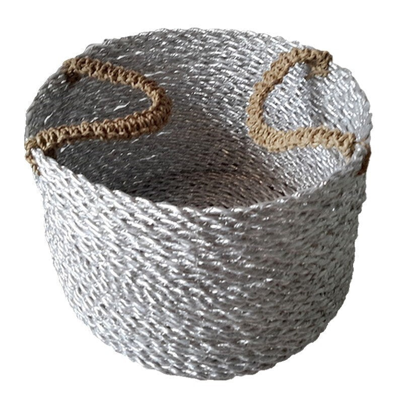 Paniers Jemen en Jonc de Mer, Argent