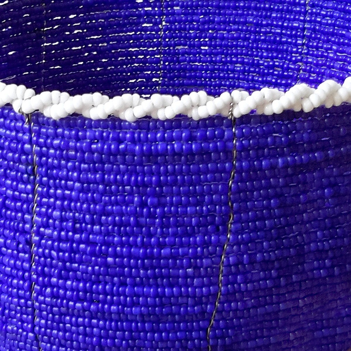Petit Pot "Lyl" Bleu/Blanc