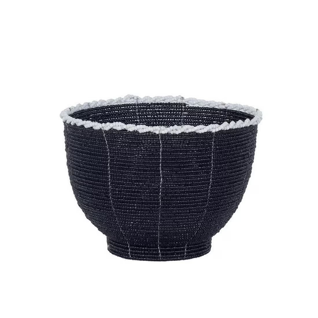 Petit Pot "Lyl" Noir/Blanc