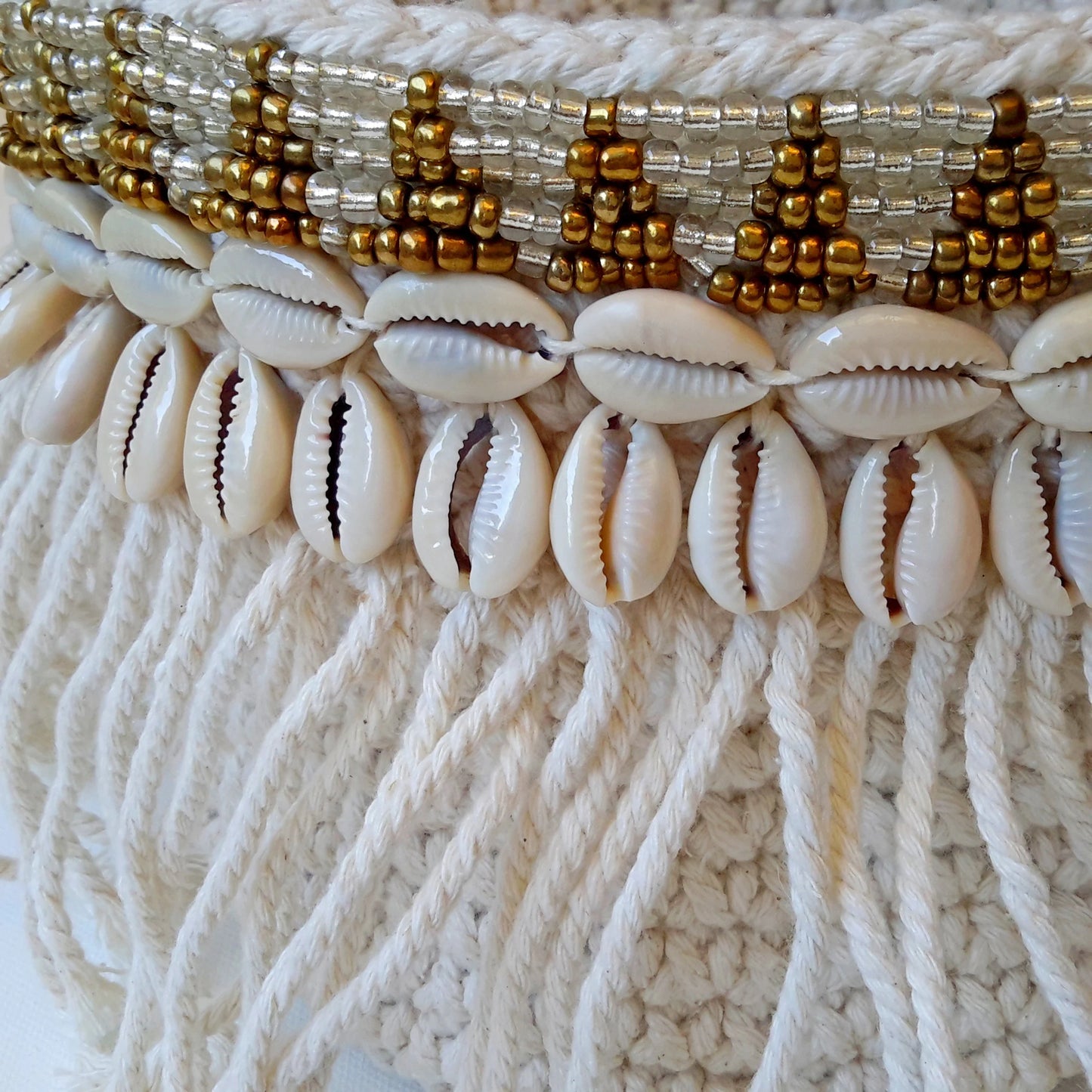 Panier en Crochet Angela avec Frange