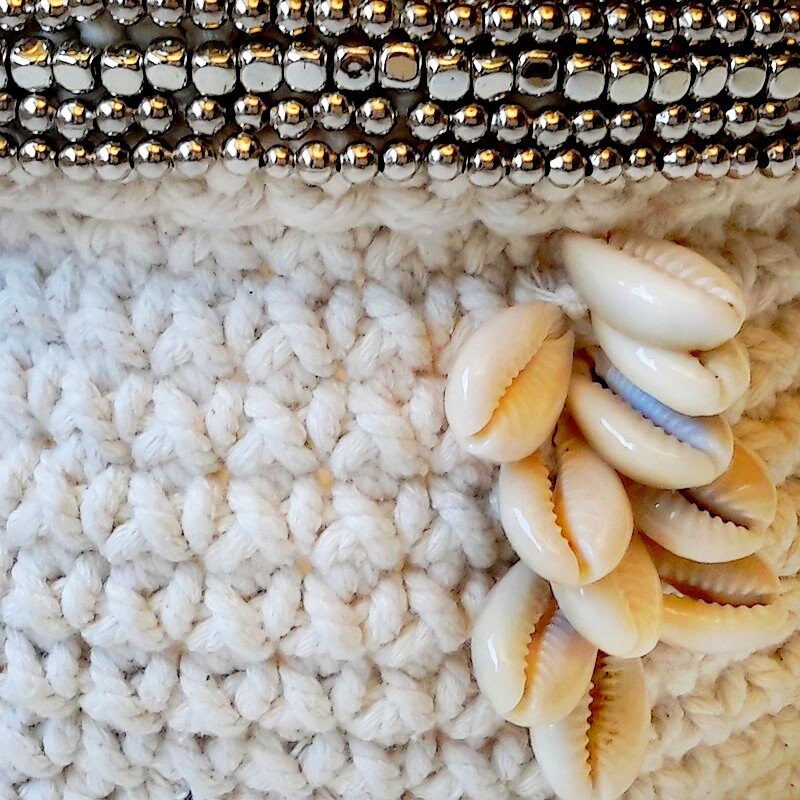Panier en Crochet Angela avec Frange