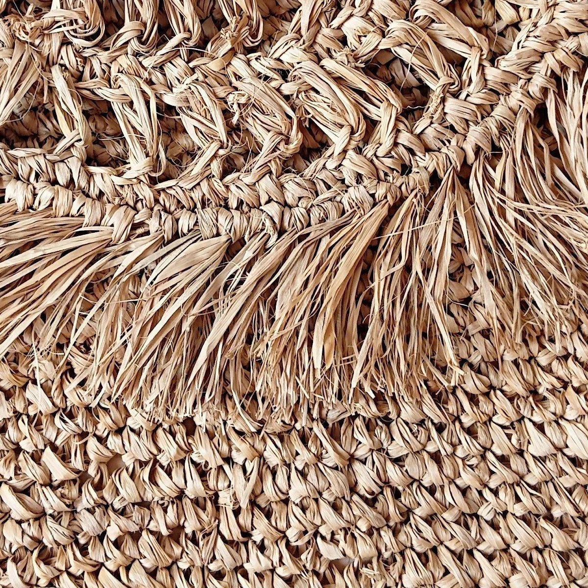 Pochette en Raphia Beige - Collection Bona