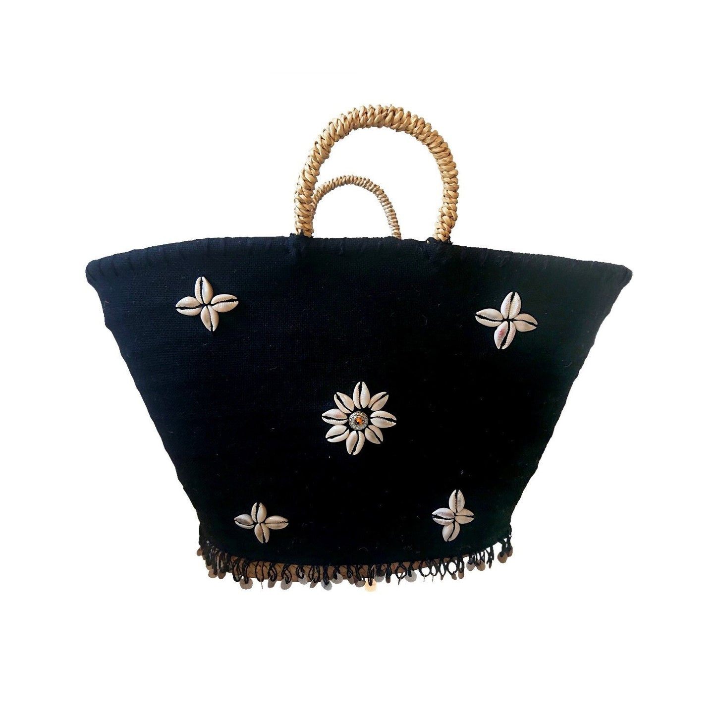 Bolsa de Playa "Concha" Negra