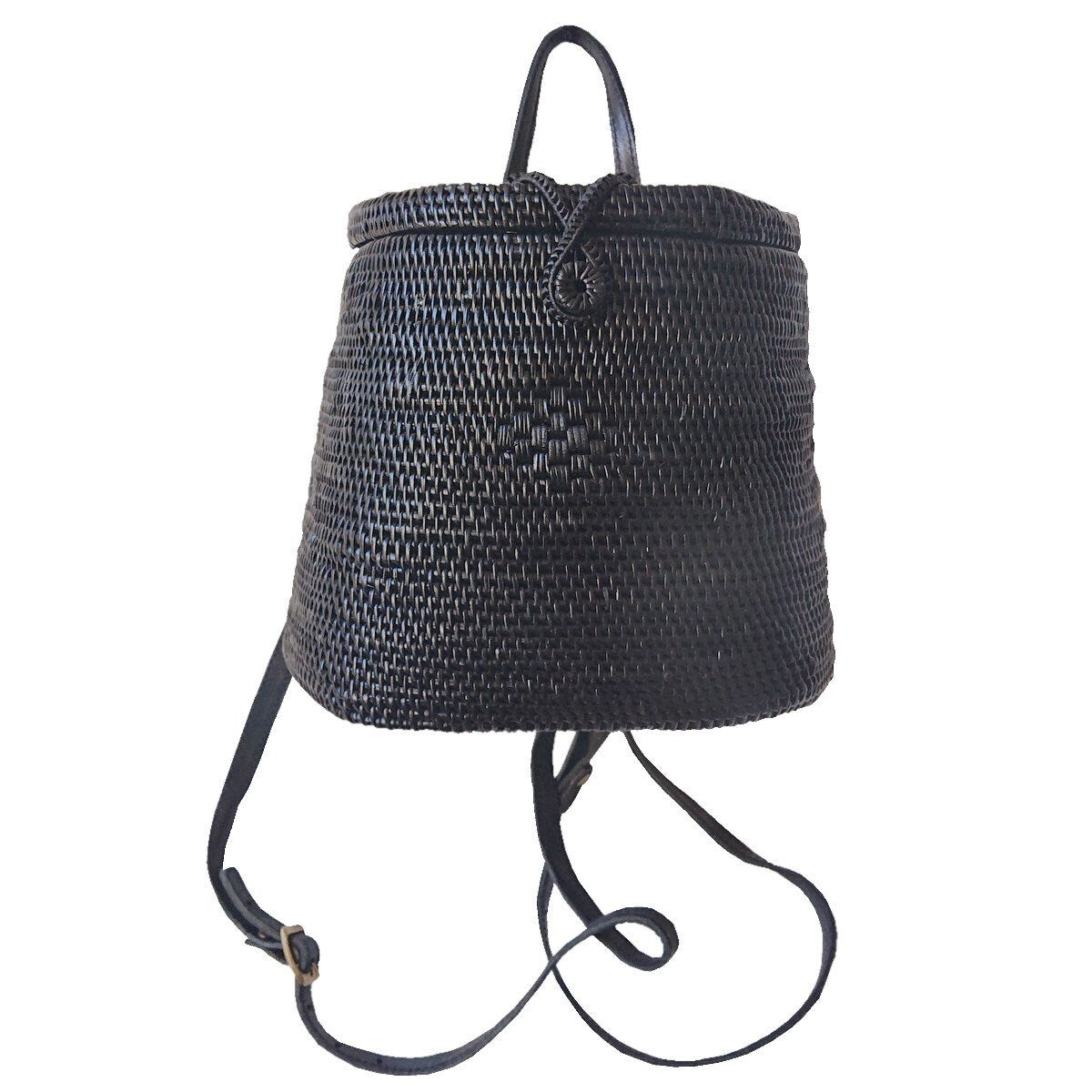 Mochila Denny de Ratán Negro