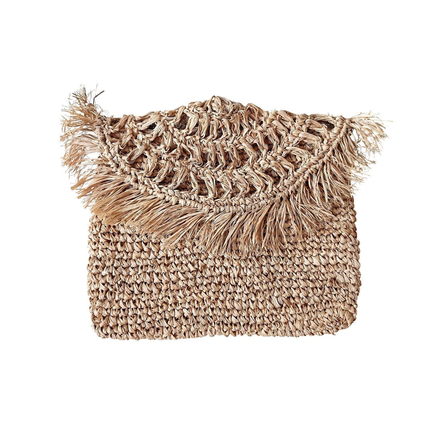 Pochette en Raphia Beige - Collection Bona