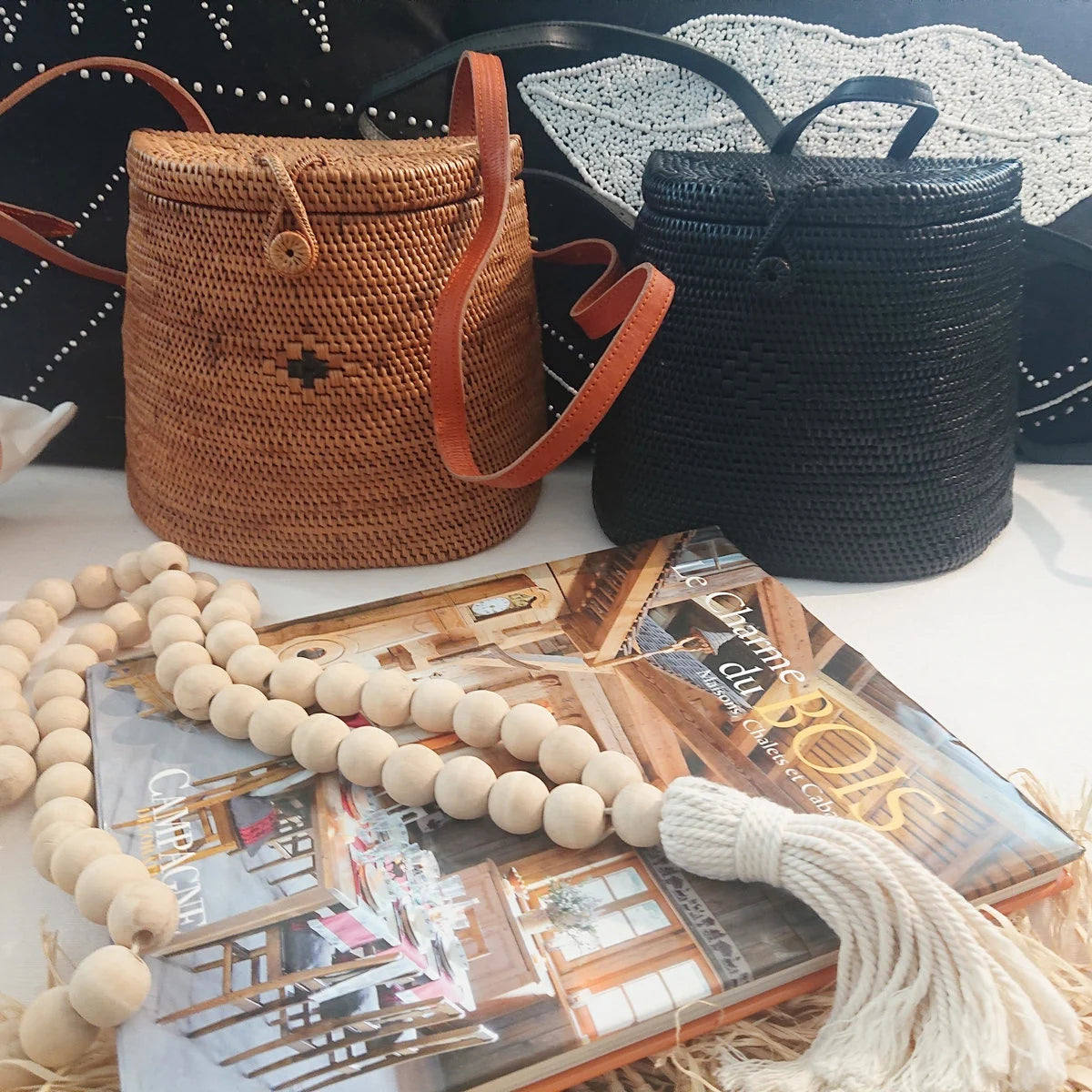 Zaino in rattan Denny Brown