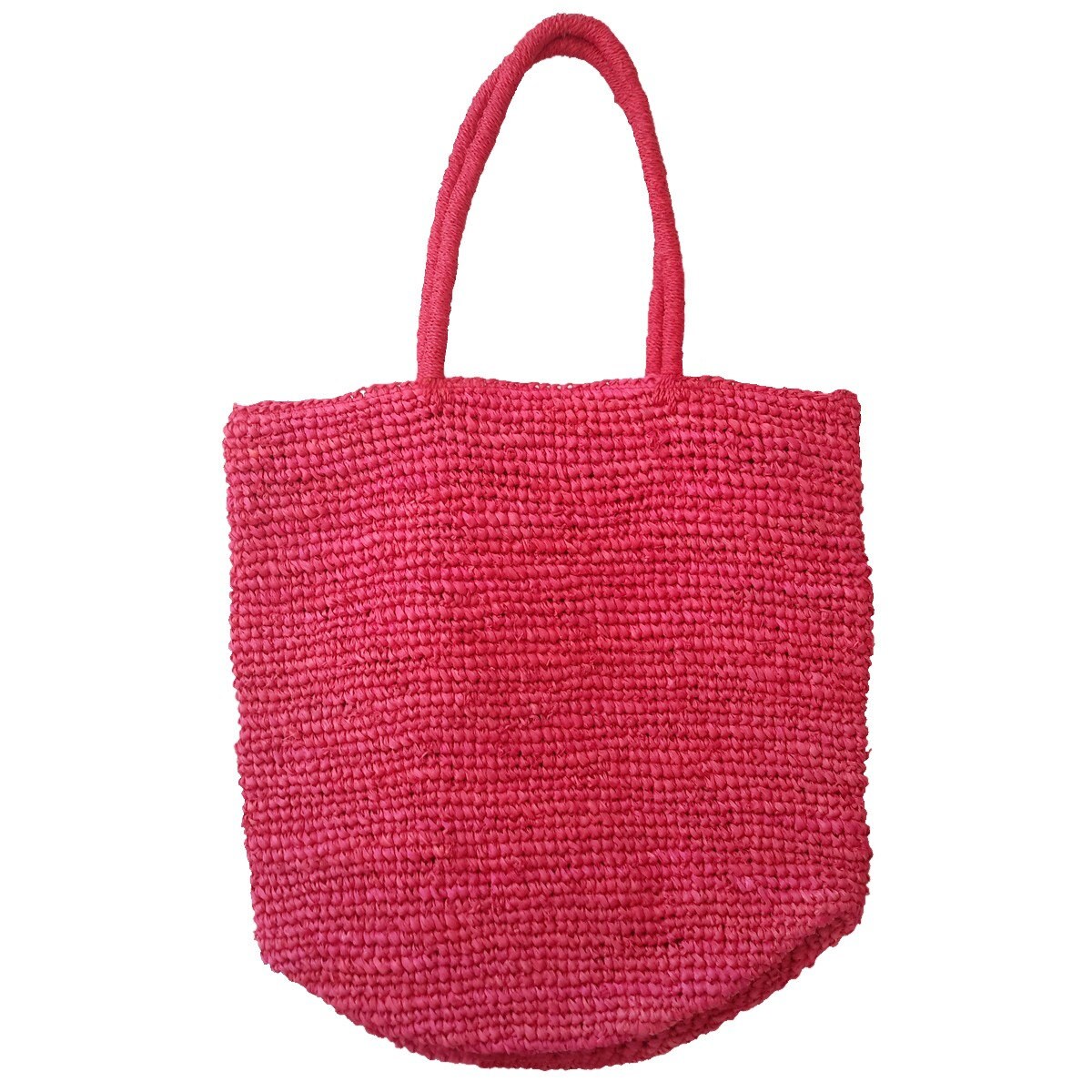 Rote Basttasche - Franca-Kollektion