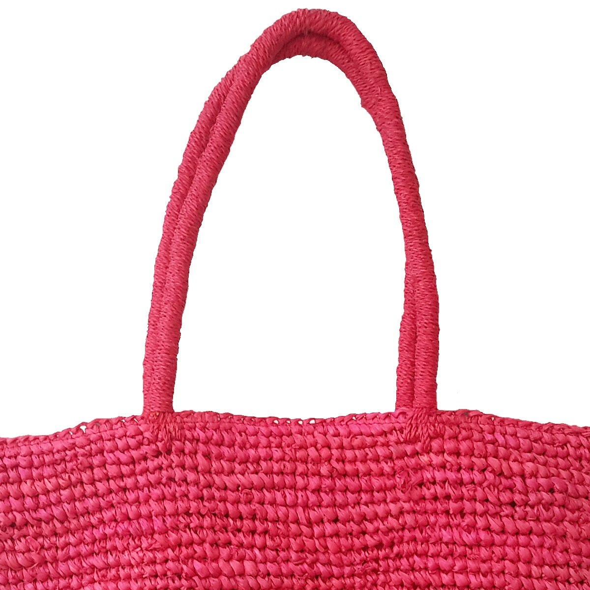 Rote Basttasche - Franca-Kollektion