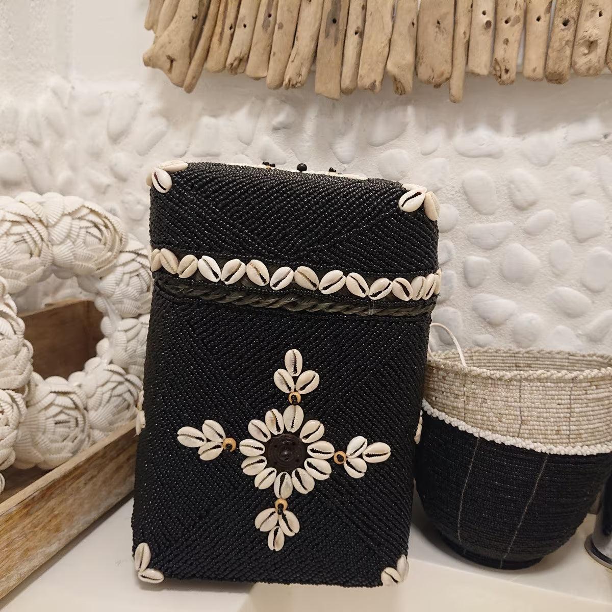 Petit Pot "Lyl" Noir/Blanc