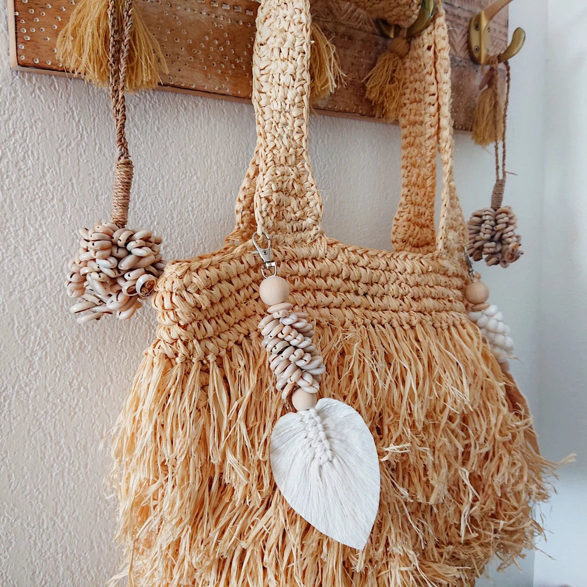 Shelly Schlüsselanhänger, beige