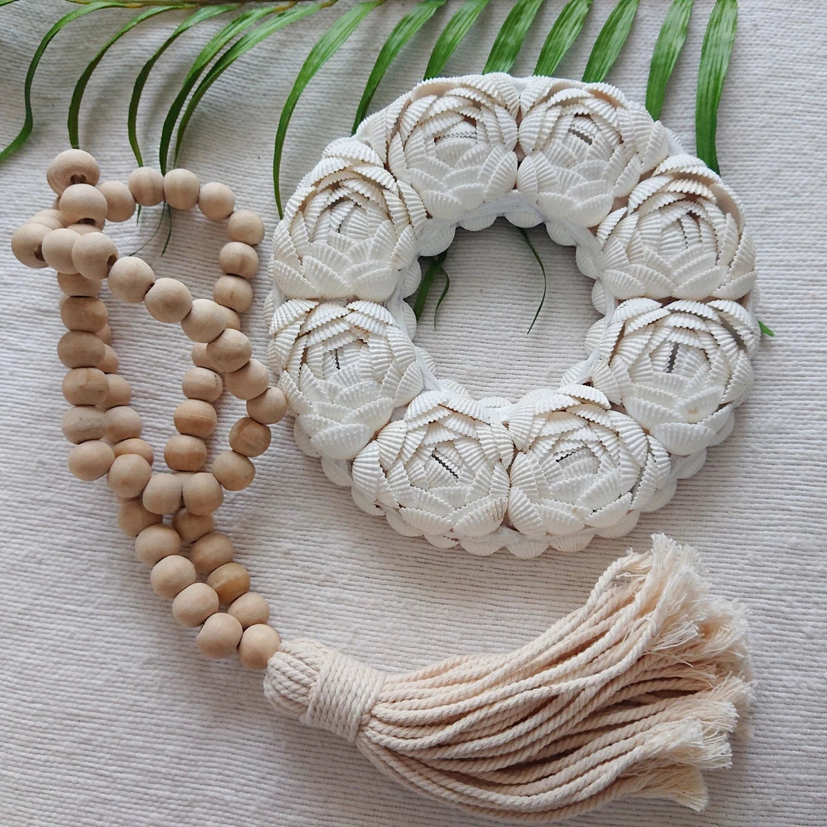 Cerchio decorativo in conchiglie 🐚