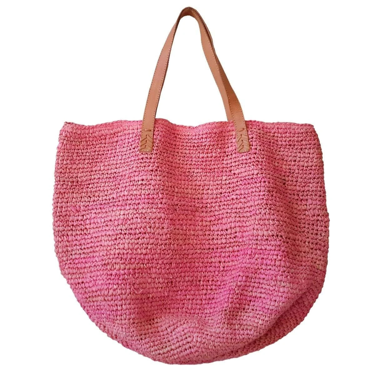 Bolso de Rafia Rosa - Colección Franca
