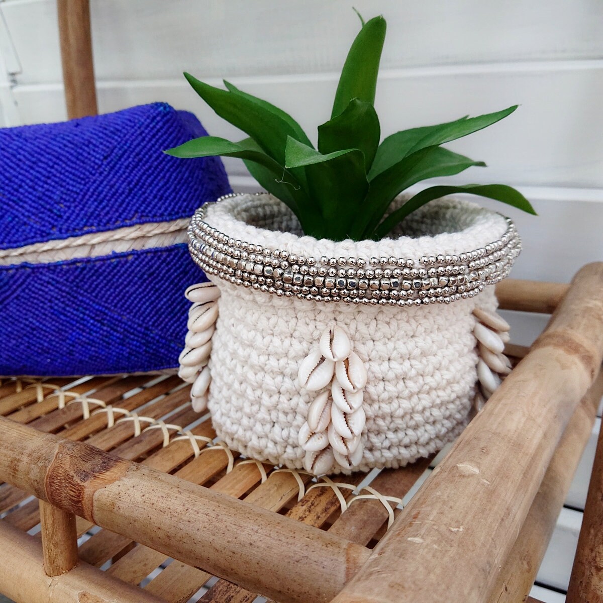 Panier en Crochet Angela avec Frange