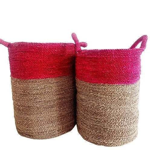 Grand Panier Roxy Rouge et Beige
