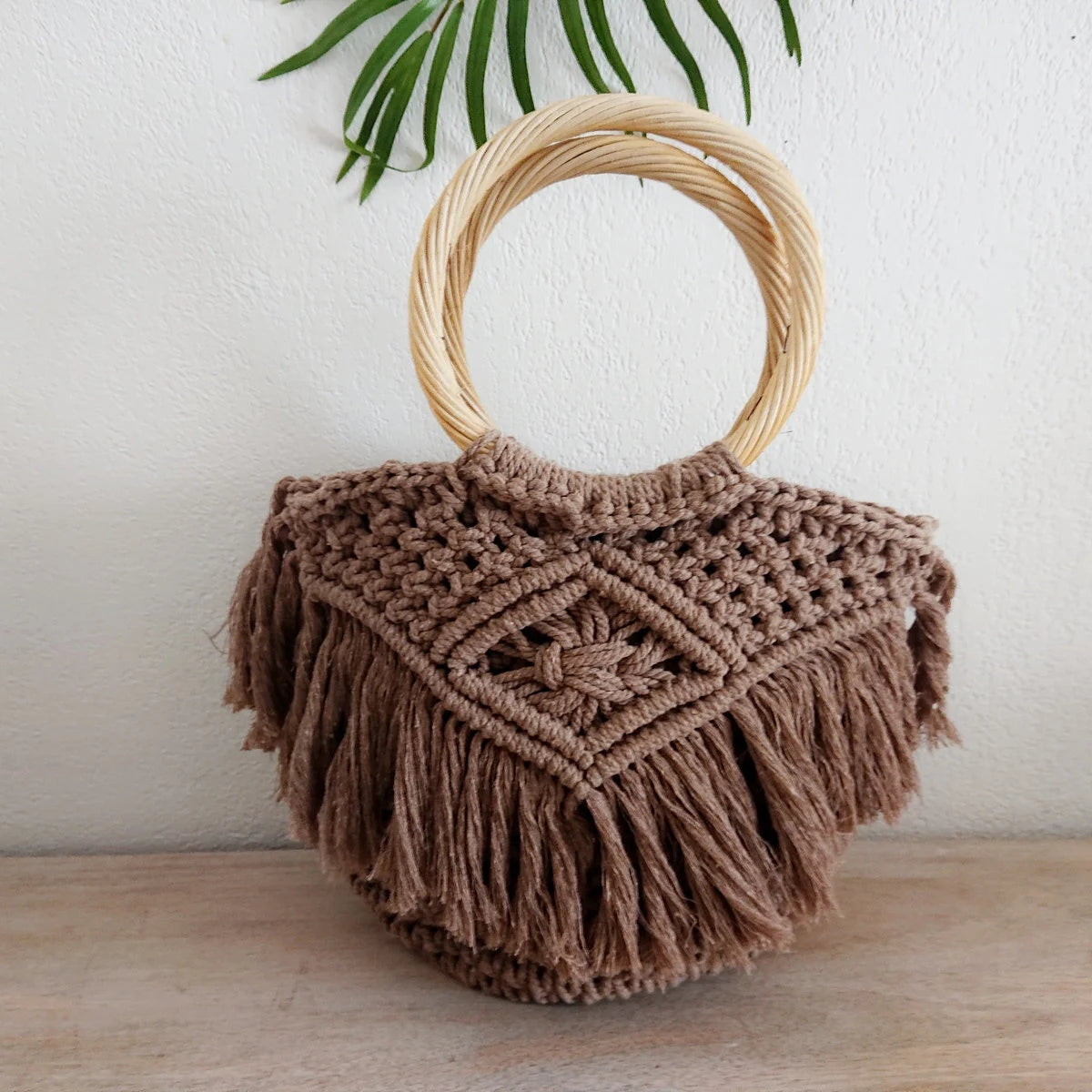 Braune Häkeltasche – Luna Collection