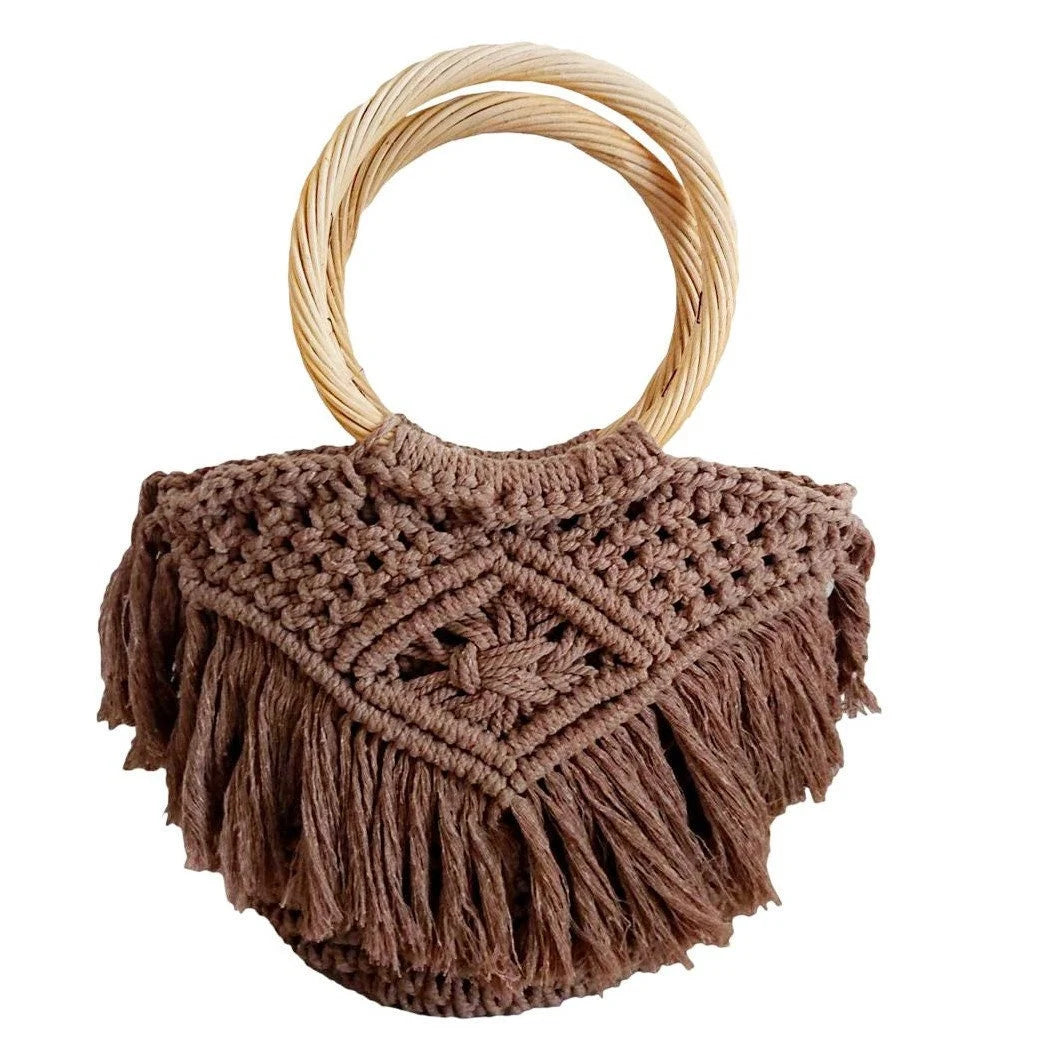 Braune Häkeltasche – Luna Collection