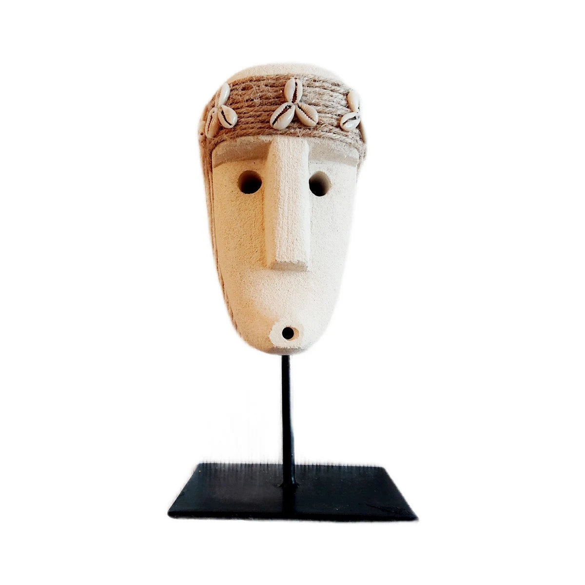 Statua in pietra arenaria beige Sumba