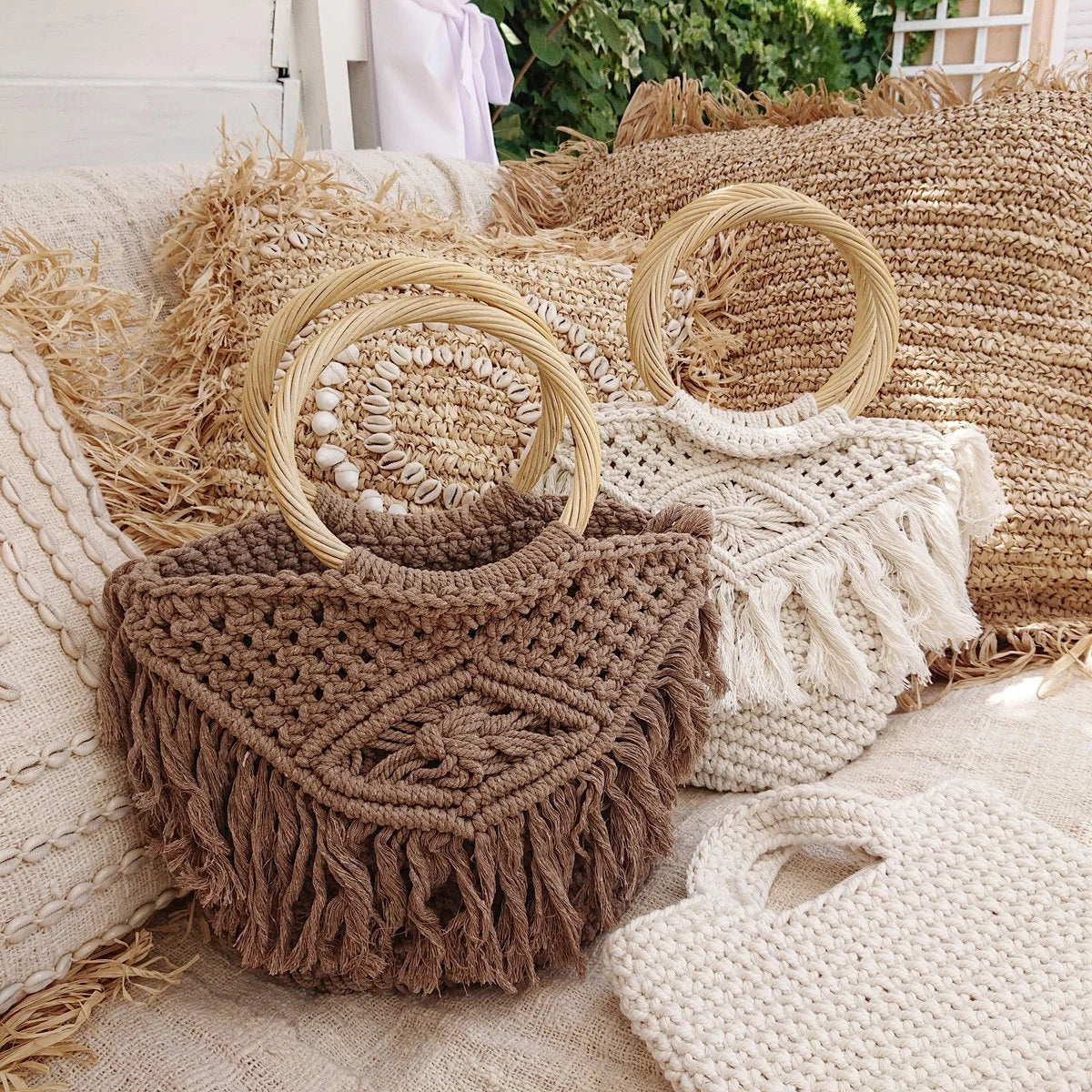 Braune Häkeltasche – Luna Collection