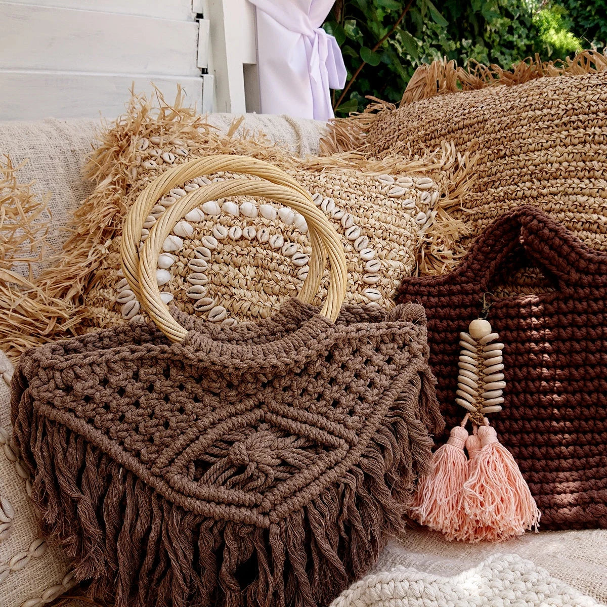 Braune Häkeltasche – Luna Collection