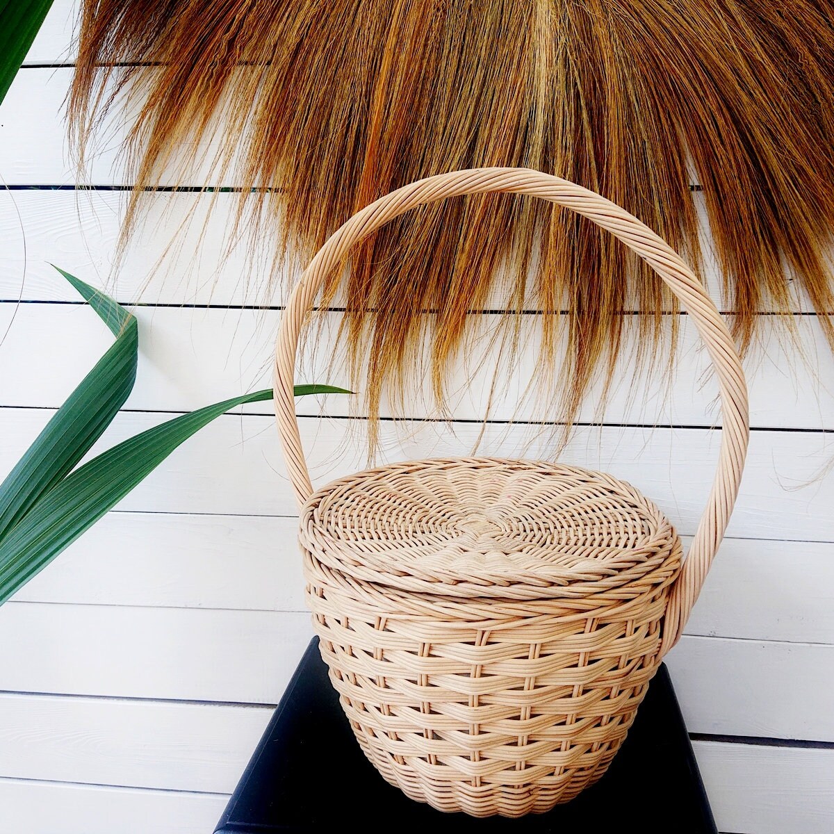 Panier en Osier Naturel