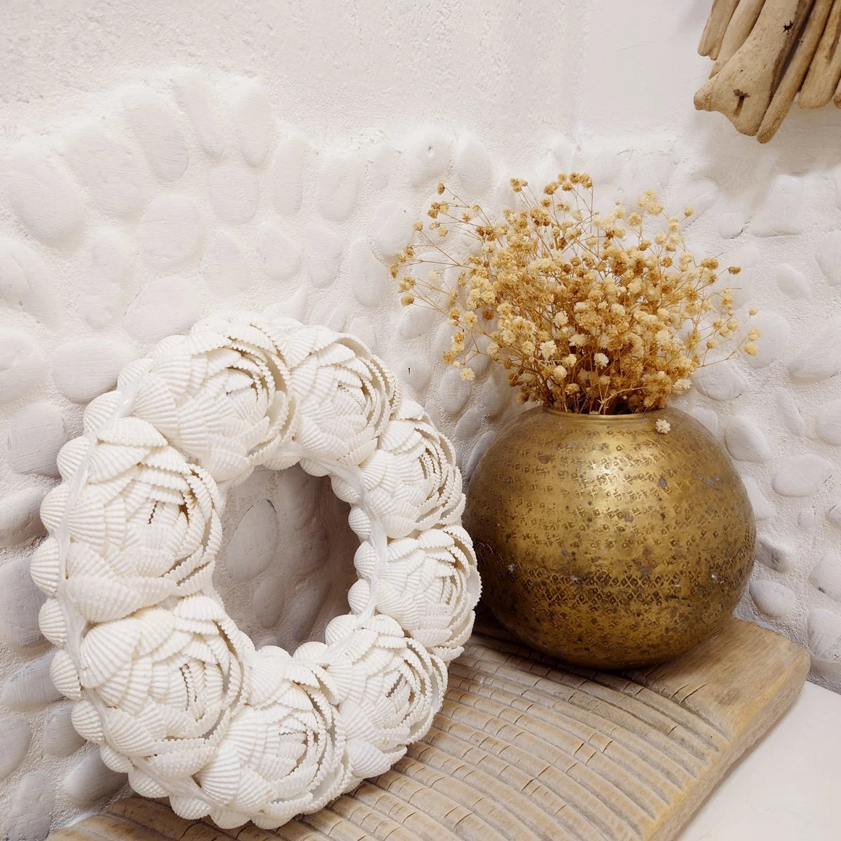 Cerchio decorativo in conchiglie 🐚