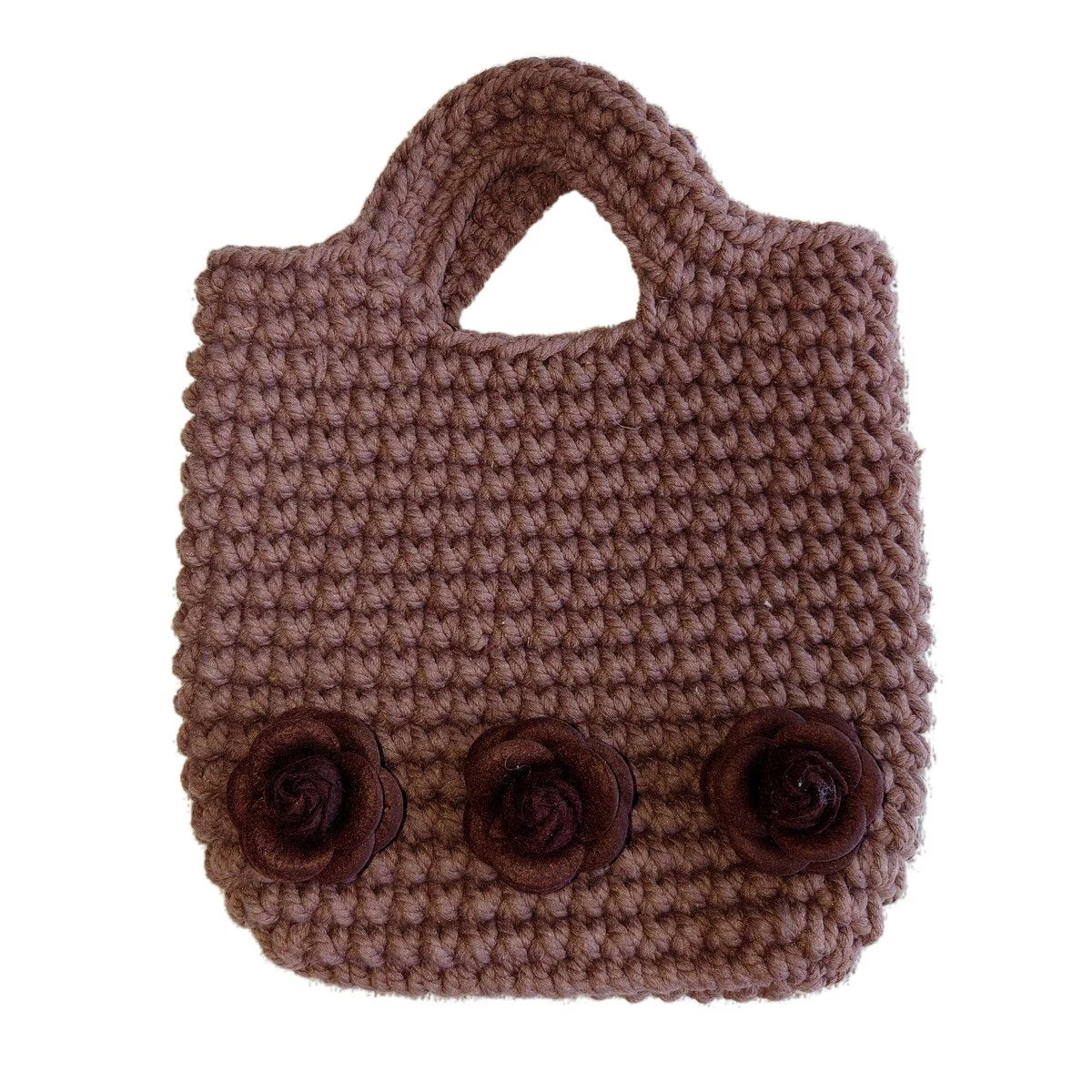 Braune Häkeltasche – Mona Collection