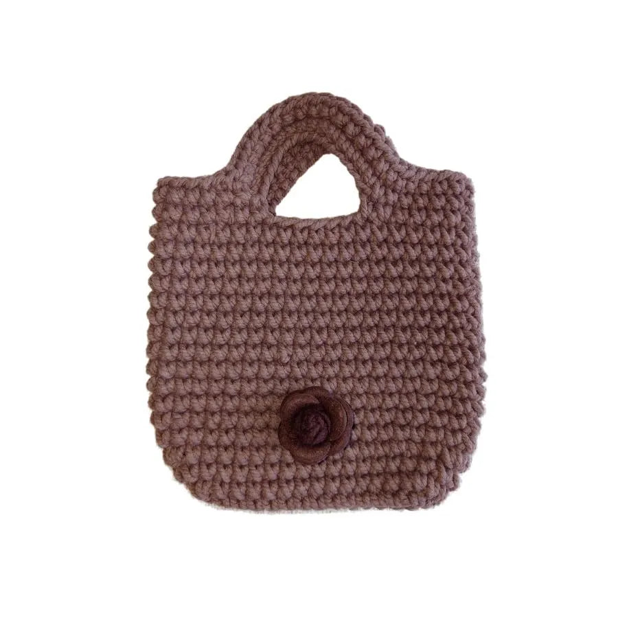 Braune Häkeltasche – Mona Collection