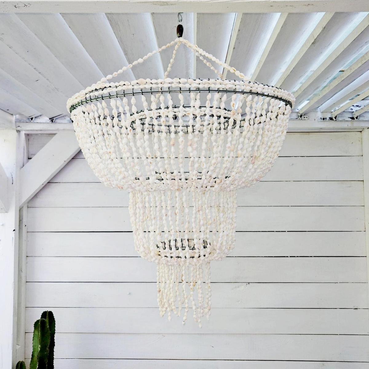 Lampadario - Lampada a sospensione a conchiglia "Anna"