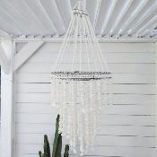 Lustre - Suspension "Ocean" en Coquillages D 40cm