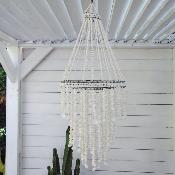 Lustre - Suspension "Ocean" en Coquillages D 30cm